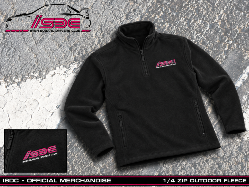 ISDC 1/4 Zip Fleece – Black