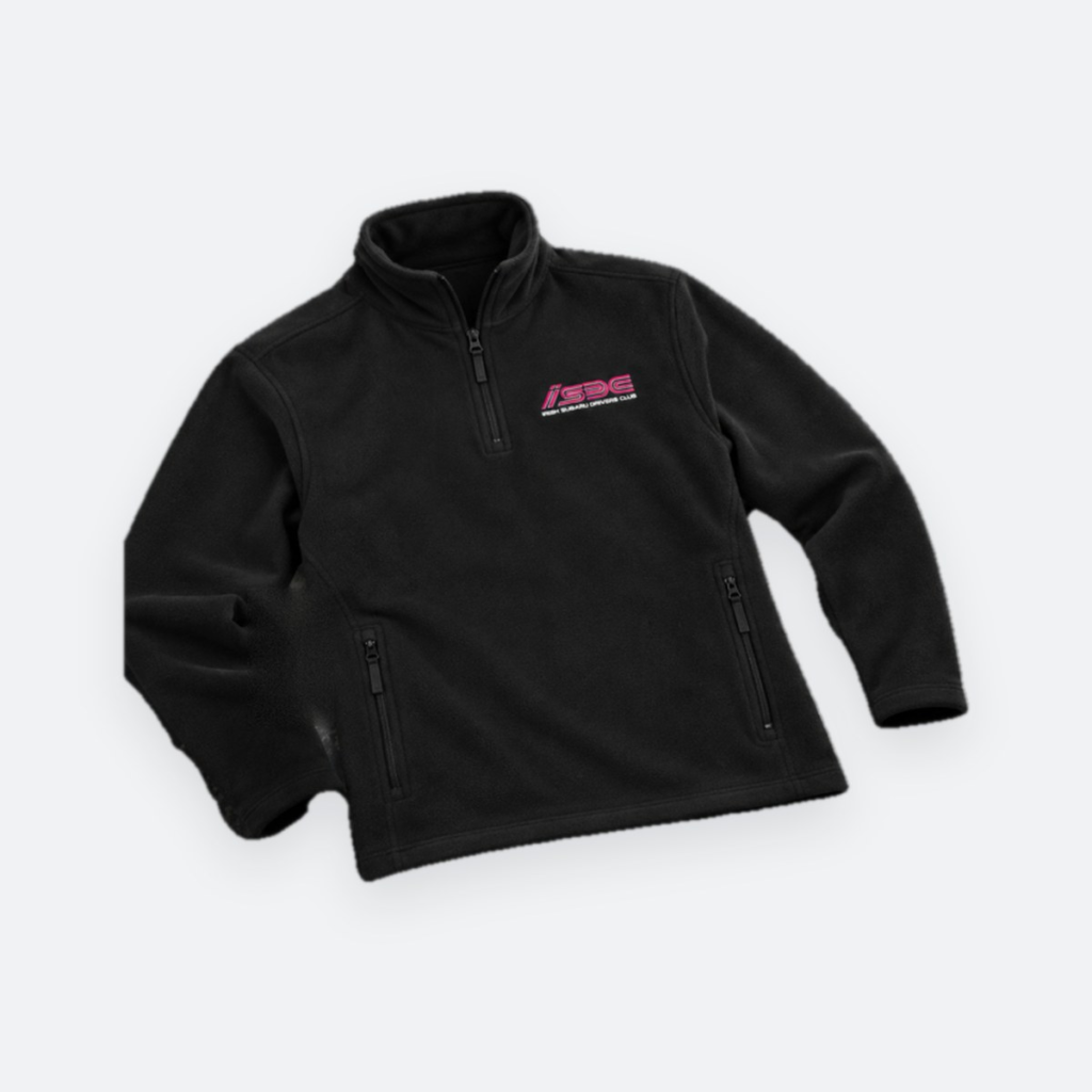 ISDC 1/4 Zip Fleece – Black