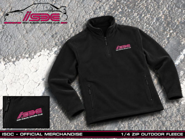 ISDC 1/4 Zip Fleece – Black